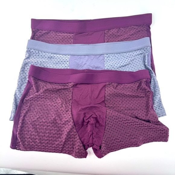 Men's Maroon and Gray breathable Boxer Briefs ( Super Comfortable) - Picture 1 of 7